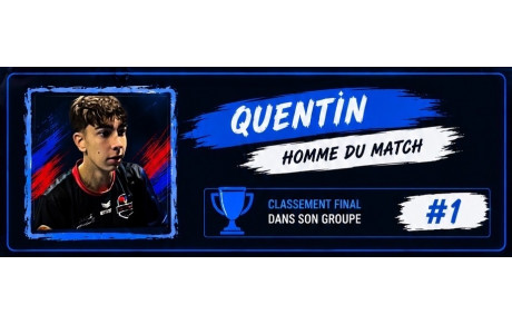 Quentin, homme du match en D7 !